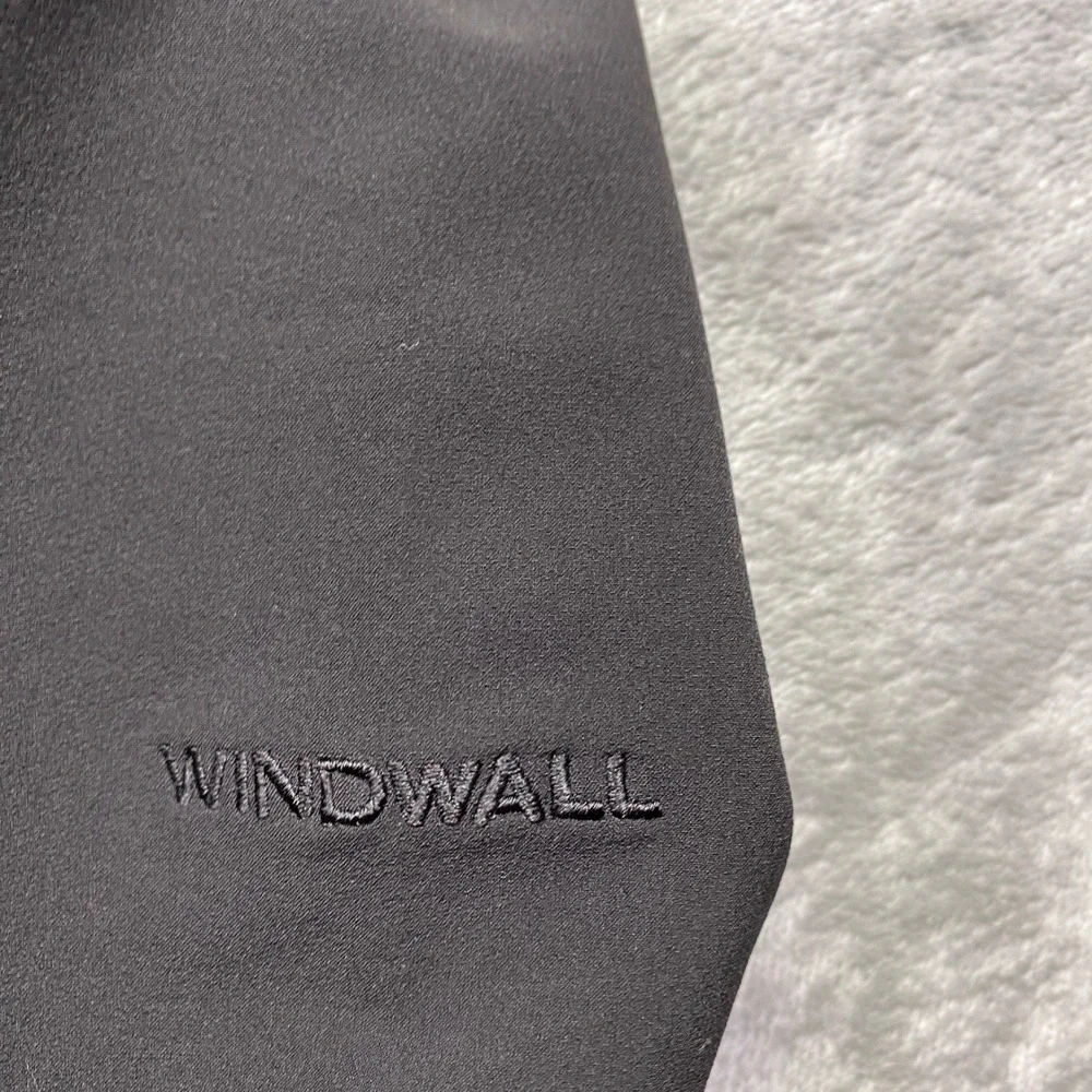 The North‎ Face Tech Stretch Softshell Jacket Black Windwall Mens L Sage Intacct